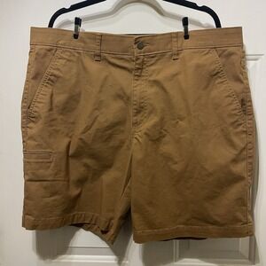 Brahma Mens Shorts Ripstop Brown Relaxed Fit Men's Size 40 Rugged Outdoor Attire